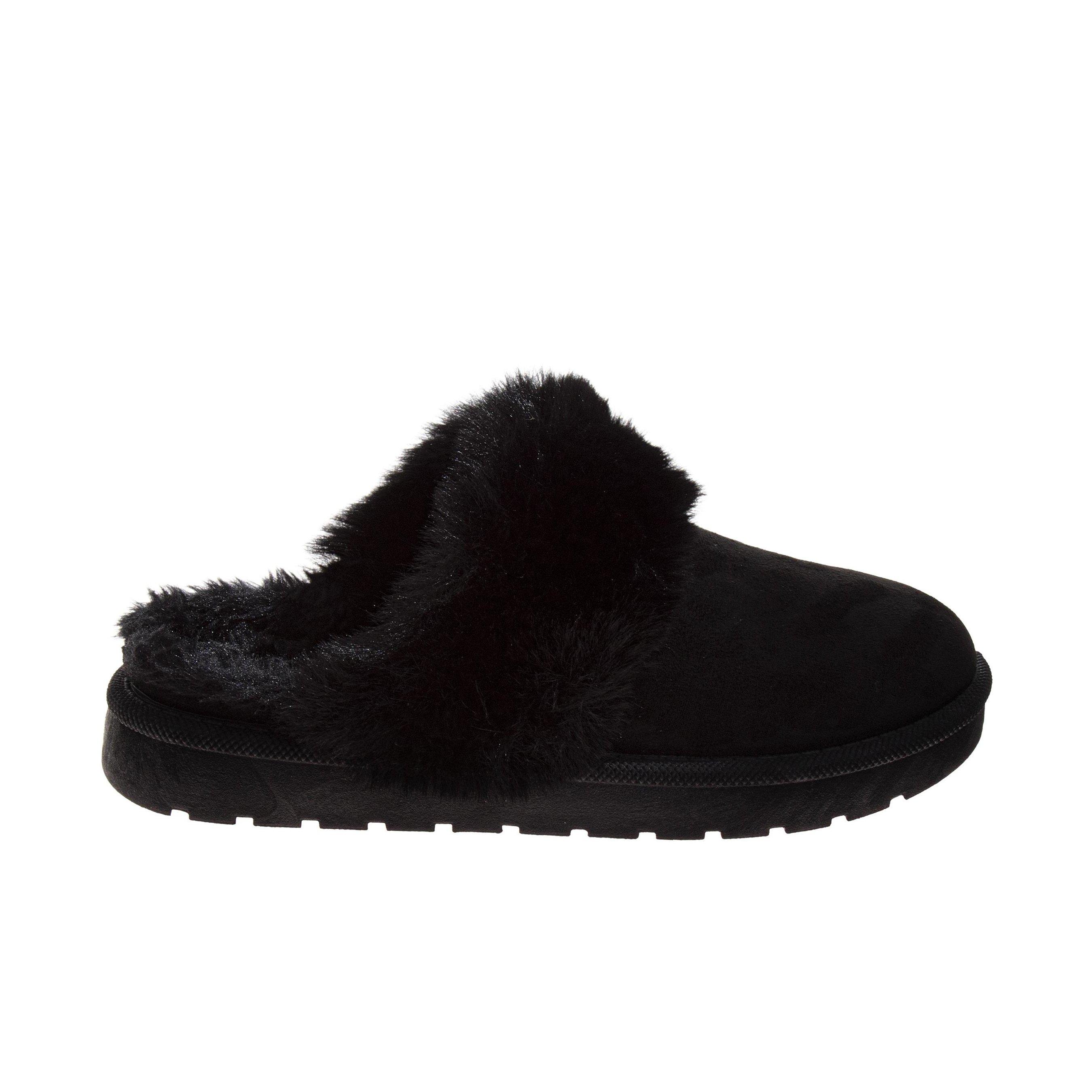 Avalanche Faux Fur "Black" Women's Shoe - BLACK